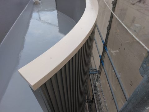 大阪府　豊中市　マンション　鉄部塗装工事