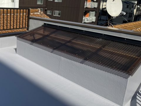 大阪市旭区にて住宅屋上の防水工事を行いました