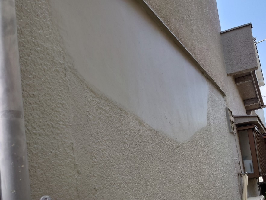大阪府　摂津市　住宅外壁　部分塗装