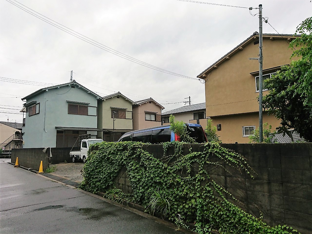 大阪府　茨木市　借家住宅　外壁塗装